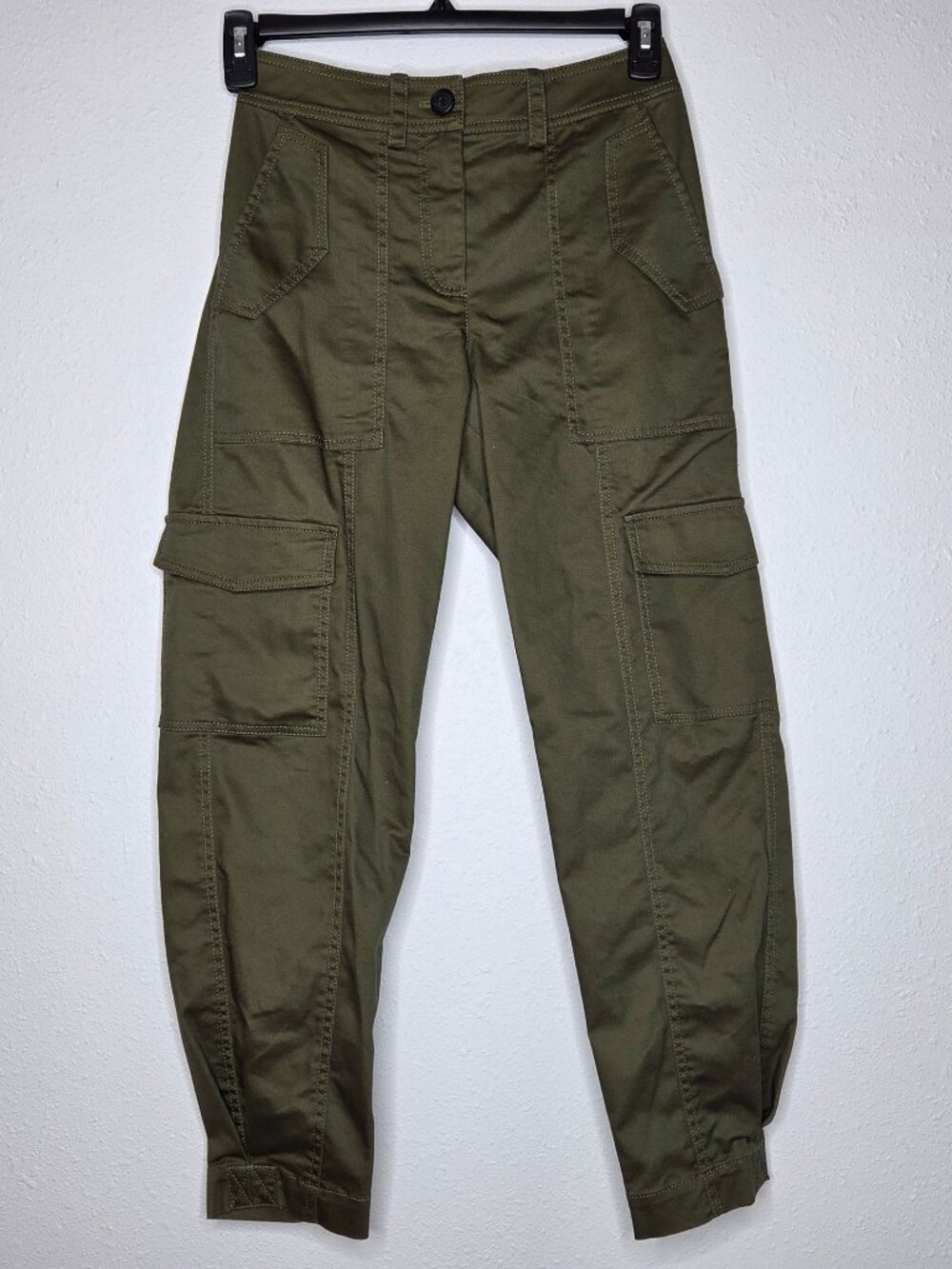 Derek Lam 10 Crosby Elian Utility Pants - Fatigue